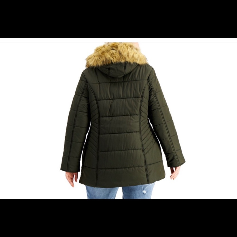 Insulated Winter Jacket with Fur hood